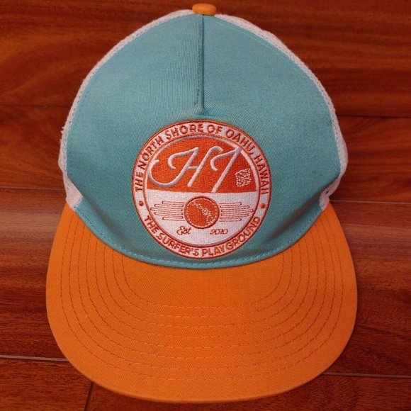 The North Shore of Oahu Hawaii The Surfers Playground Hat Cap Snapback - Picture 1 of 8